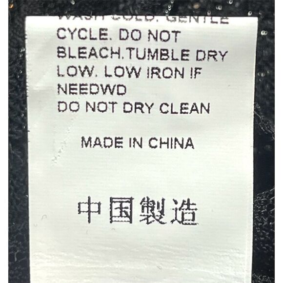 Sexy Y2k Crop Black Sheer Mesh Glitter Bell Sleeve Top Blouse L Gothic Vampy - Picture 9 of 9